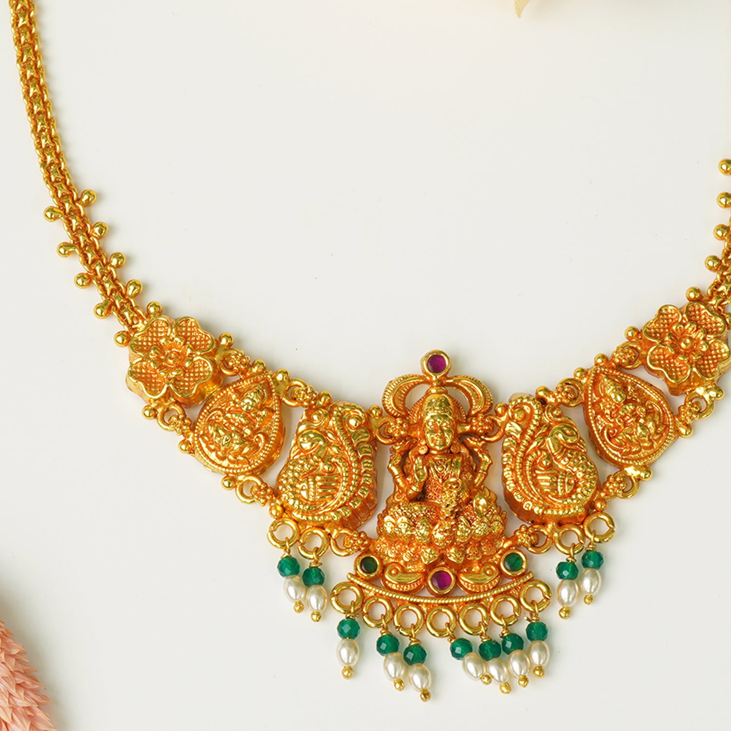 Buy and shop Silver Matt Gheru Gold Plated Choker Necklace Designs