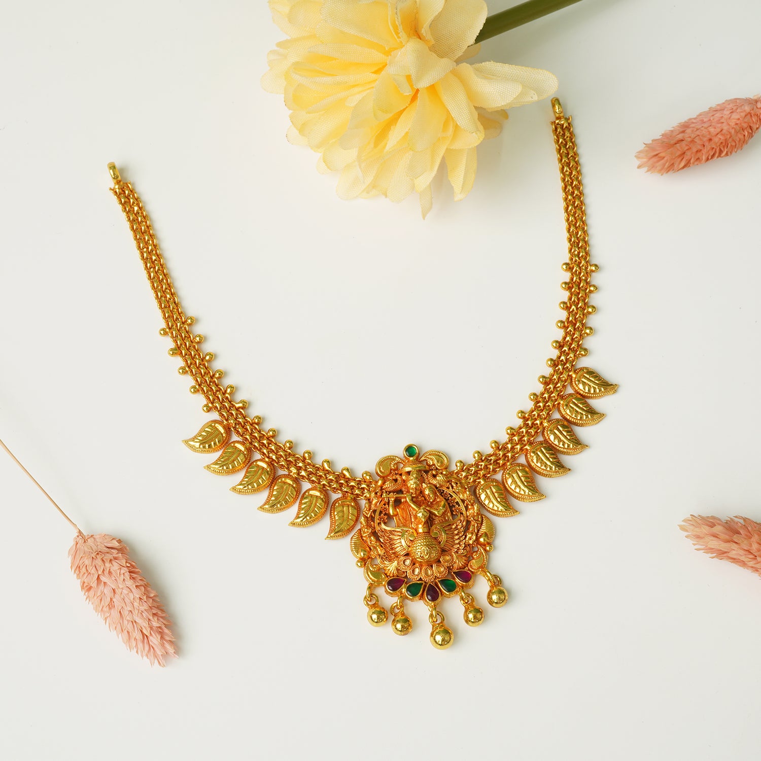 Buy Silver Matt Gheru Gold Plated Choker Necklace Designs Online