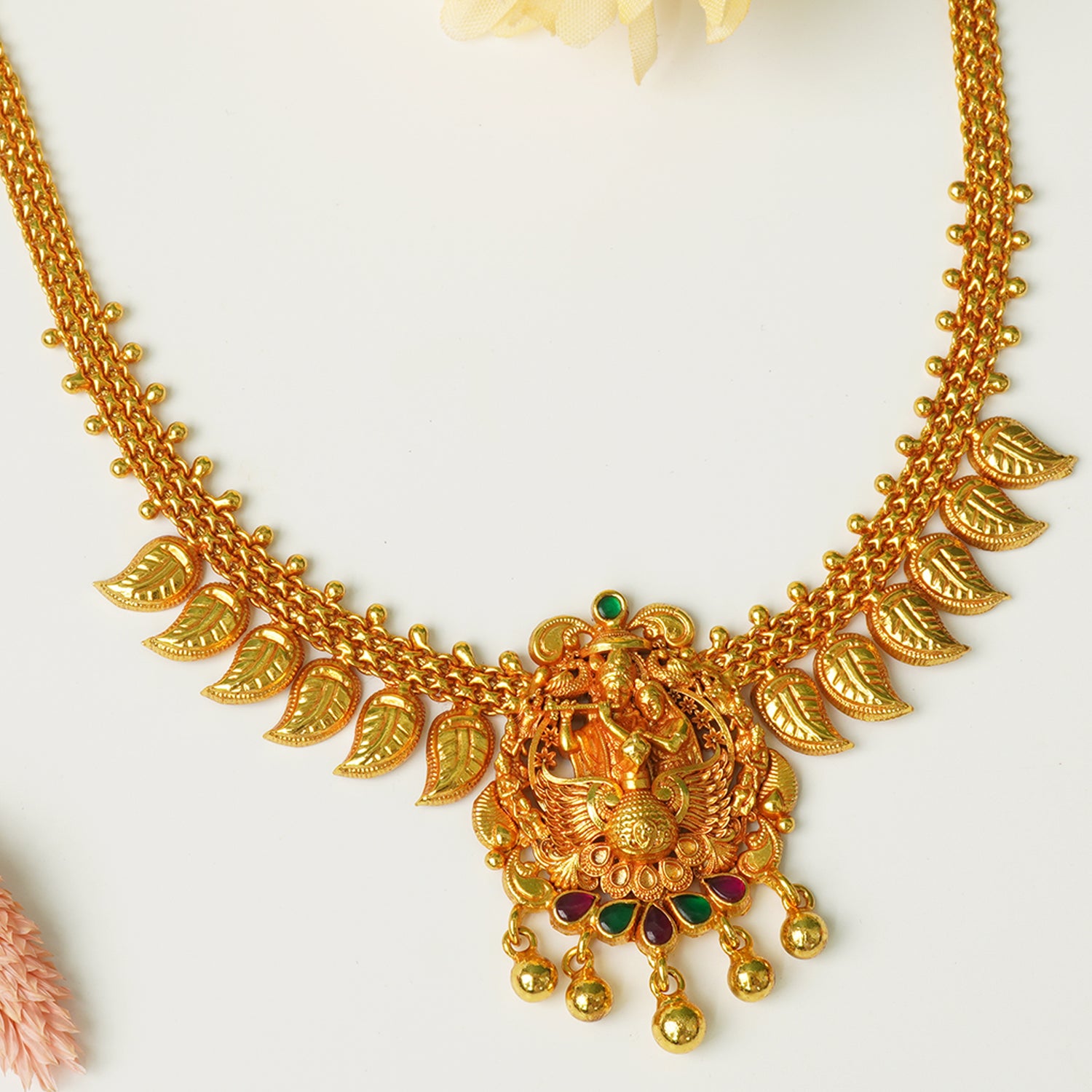 Buy Silver Matt Gheru Gold Plated Choker Necklace Designs Online