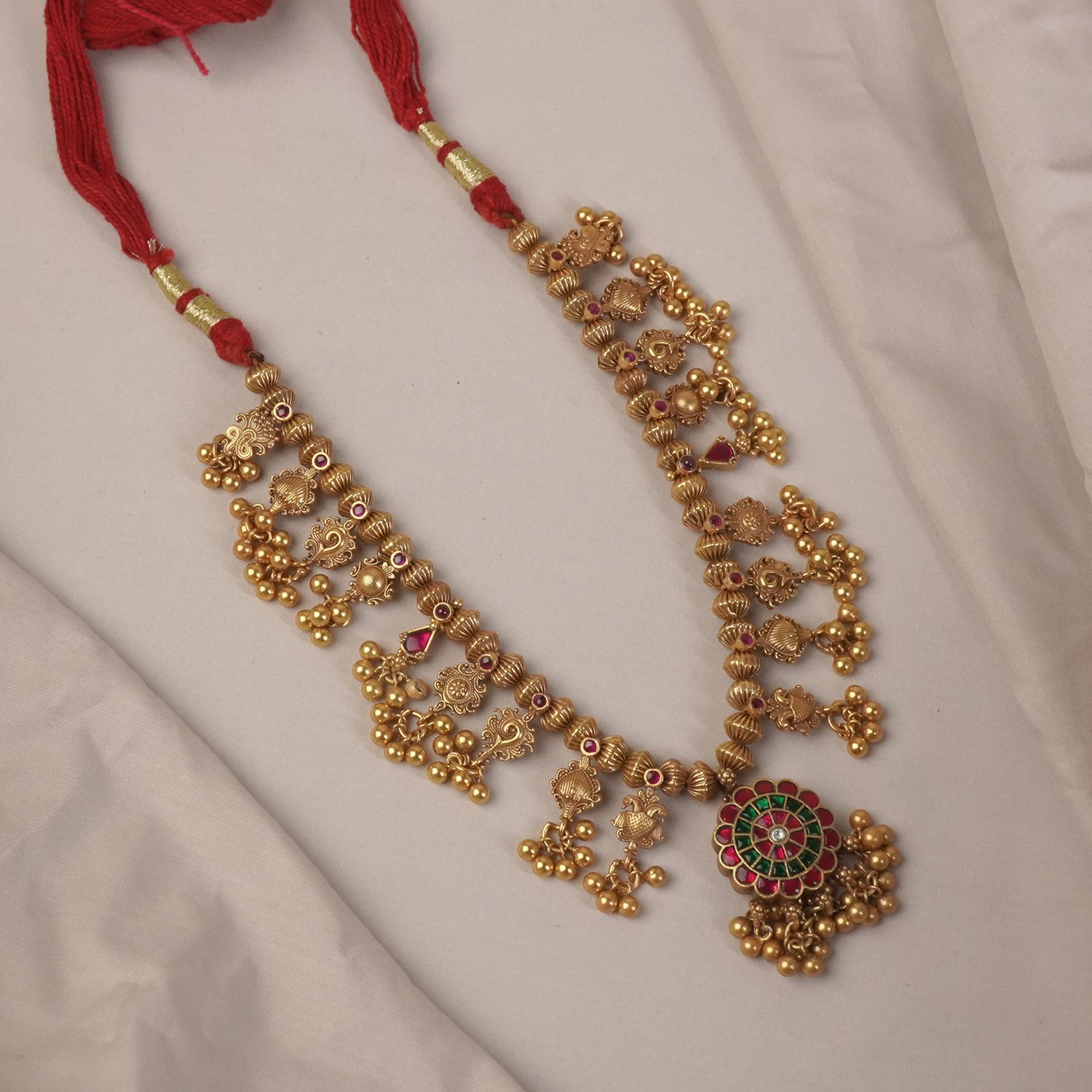 Gold Plated Silver Kolhapuri Saaj