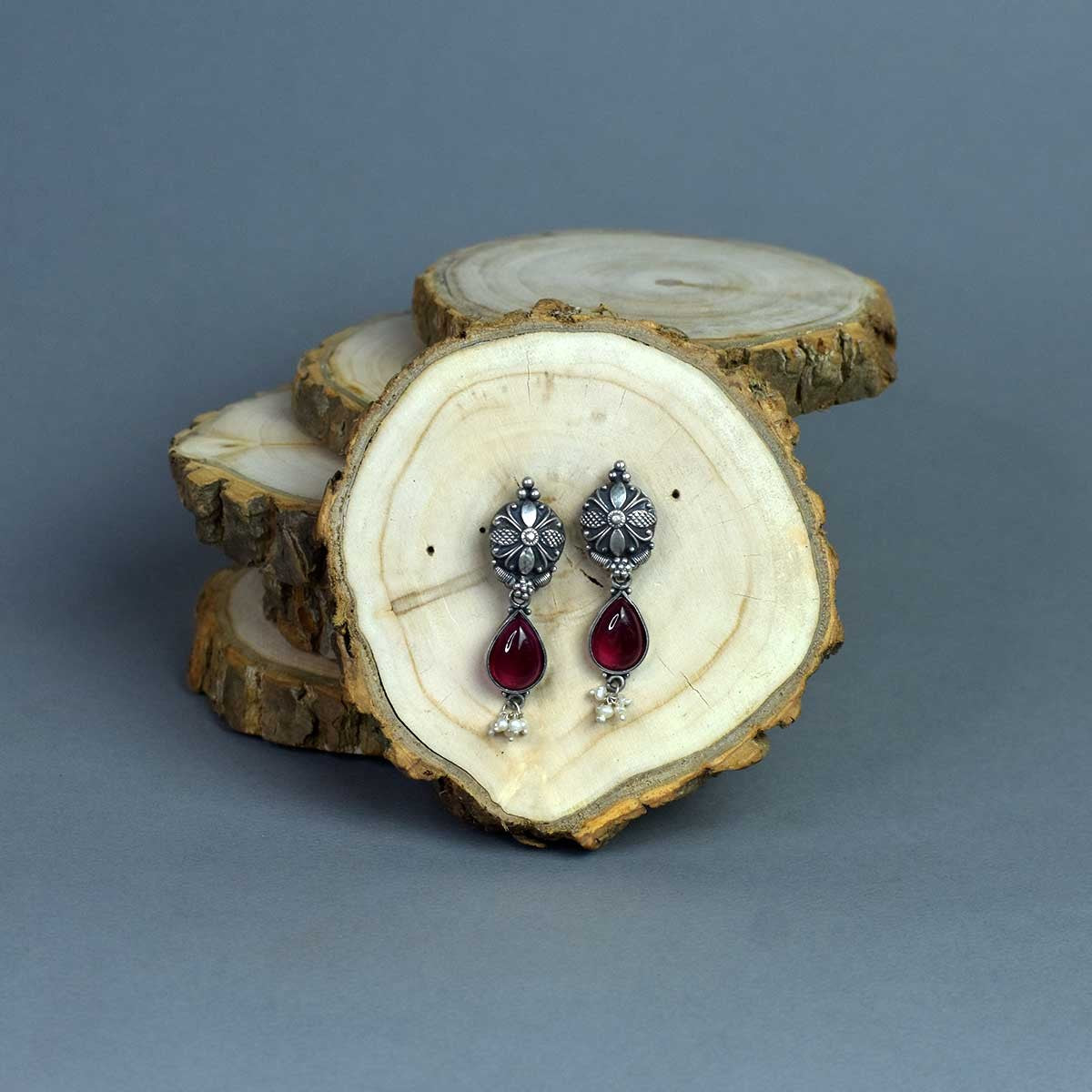 Shop Our Red Panadi Earrings - Perfect for Traditional and Modern Looks