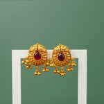 pure silver gold plated earrings design