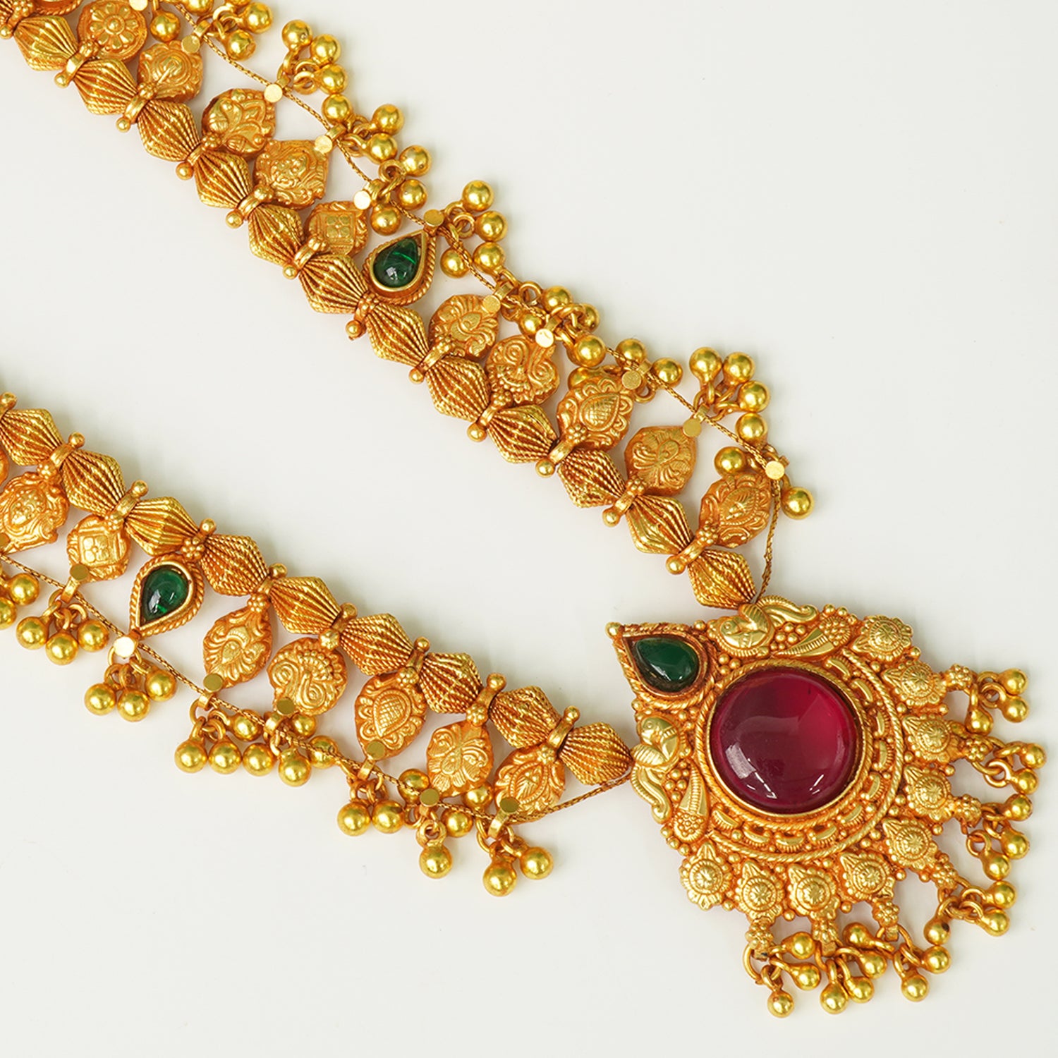 Pure 925 Silver Gold Plated Kolhapuri Saaj Design Online