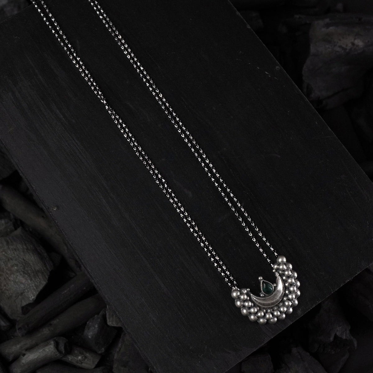 silver mangalsutra