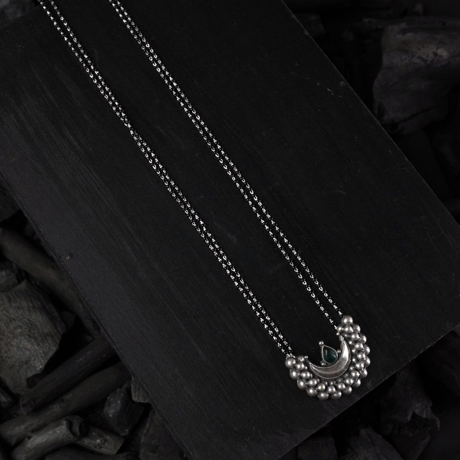 silver mangalsutra