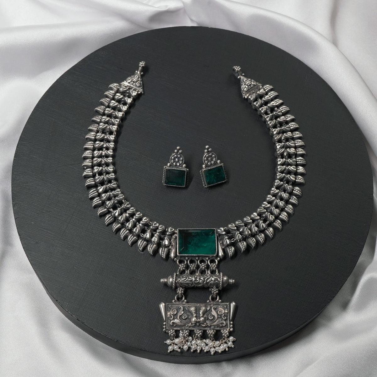 Silver Chattai Necklace