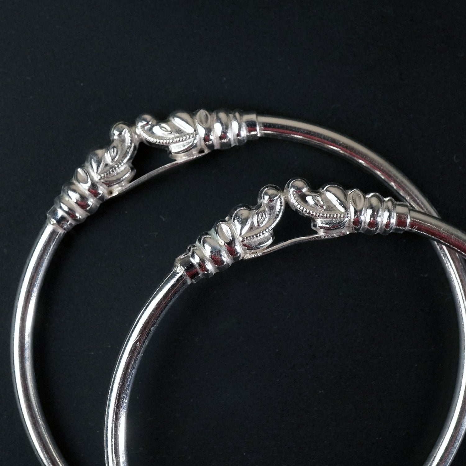 Silver Hathi Goth Bangles (Silver Got Bangles)