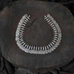 silver laxmi coin necklace