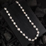 silver pearl necklace