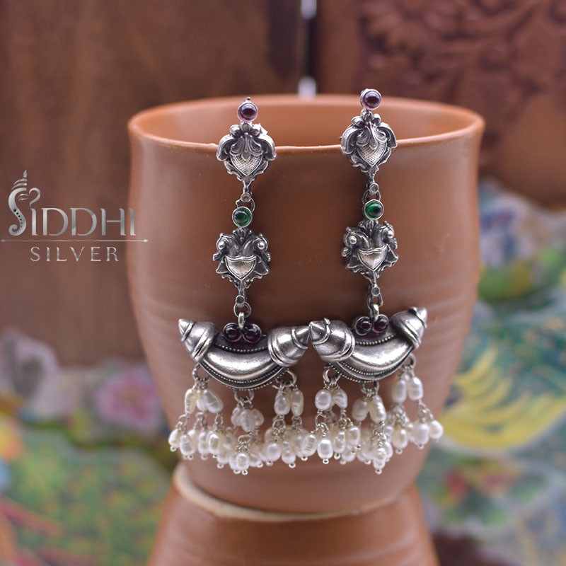 Double saajpaan earrings