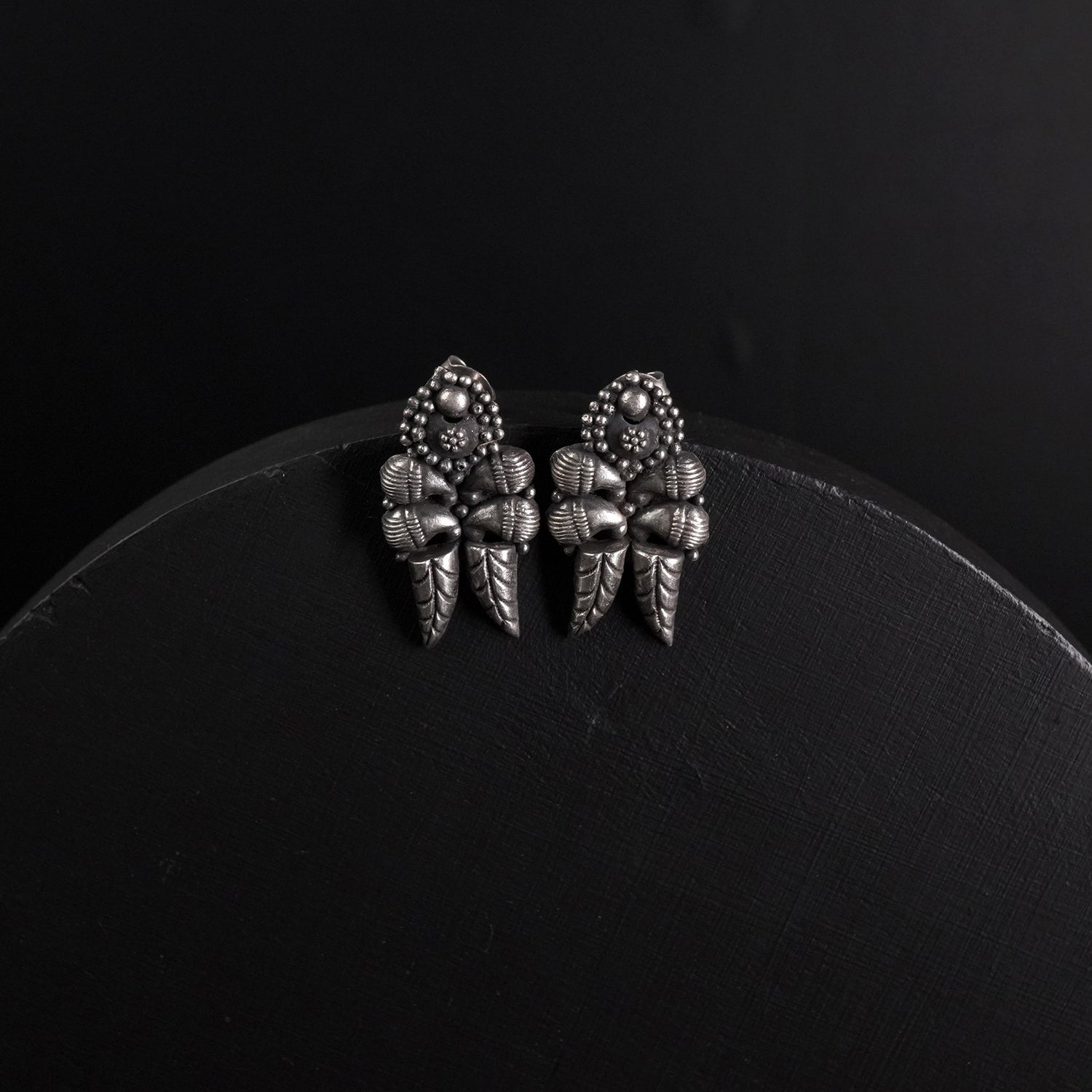 Silver Small Nakash Earrings