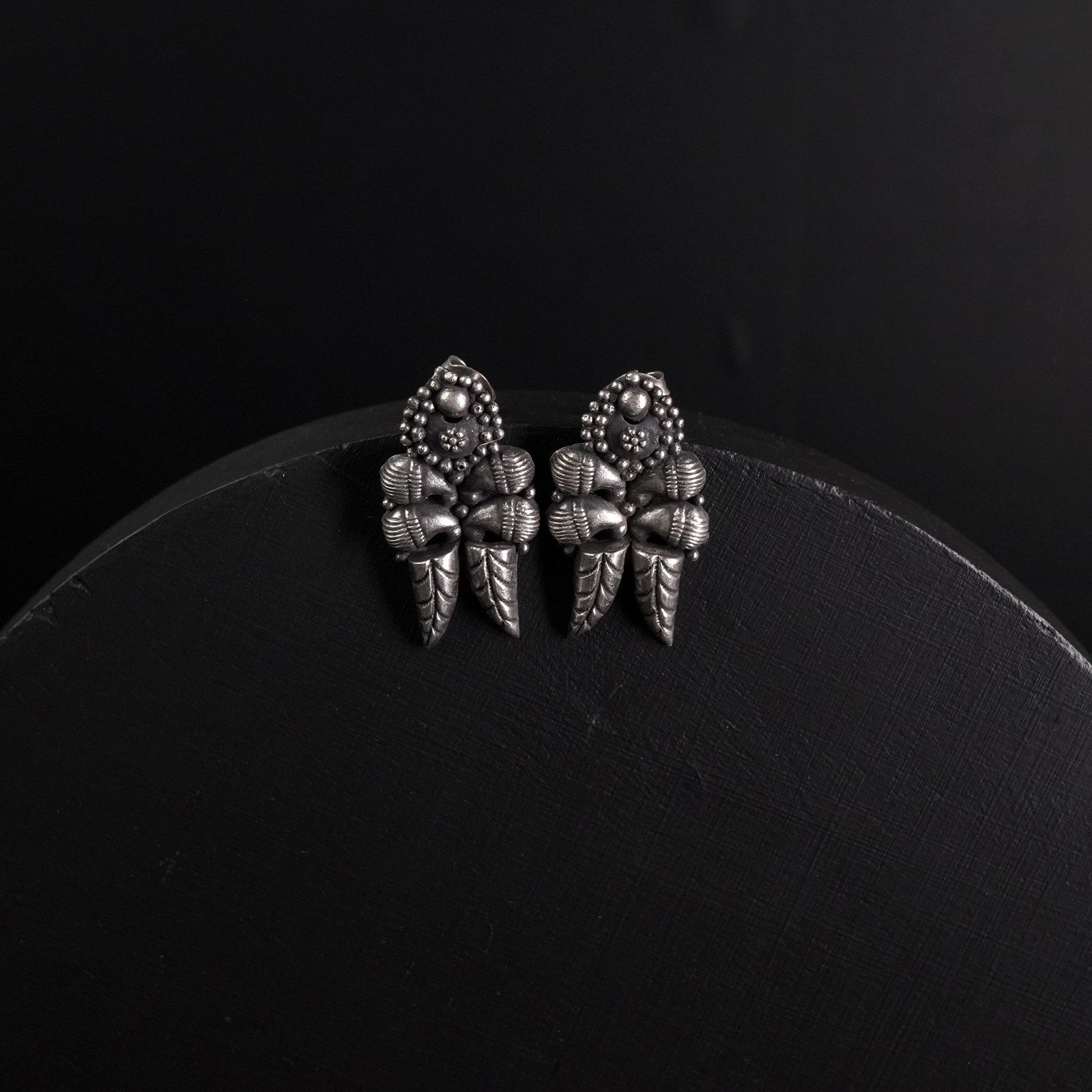 Silver Small Nakash Earrings