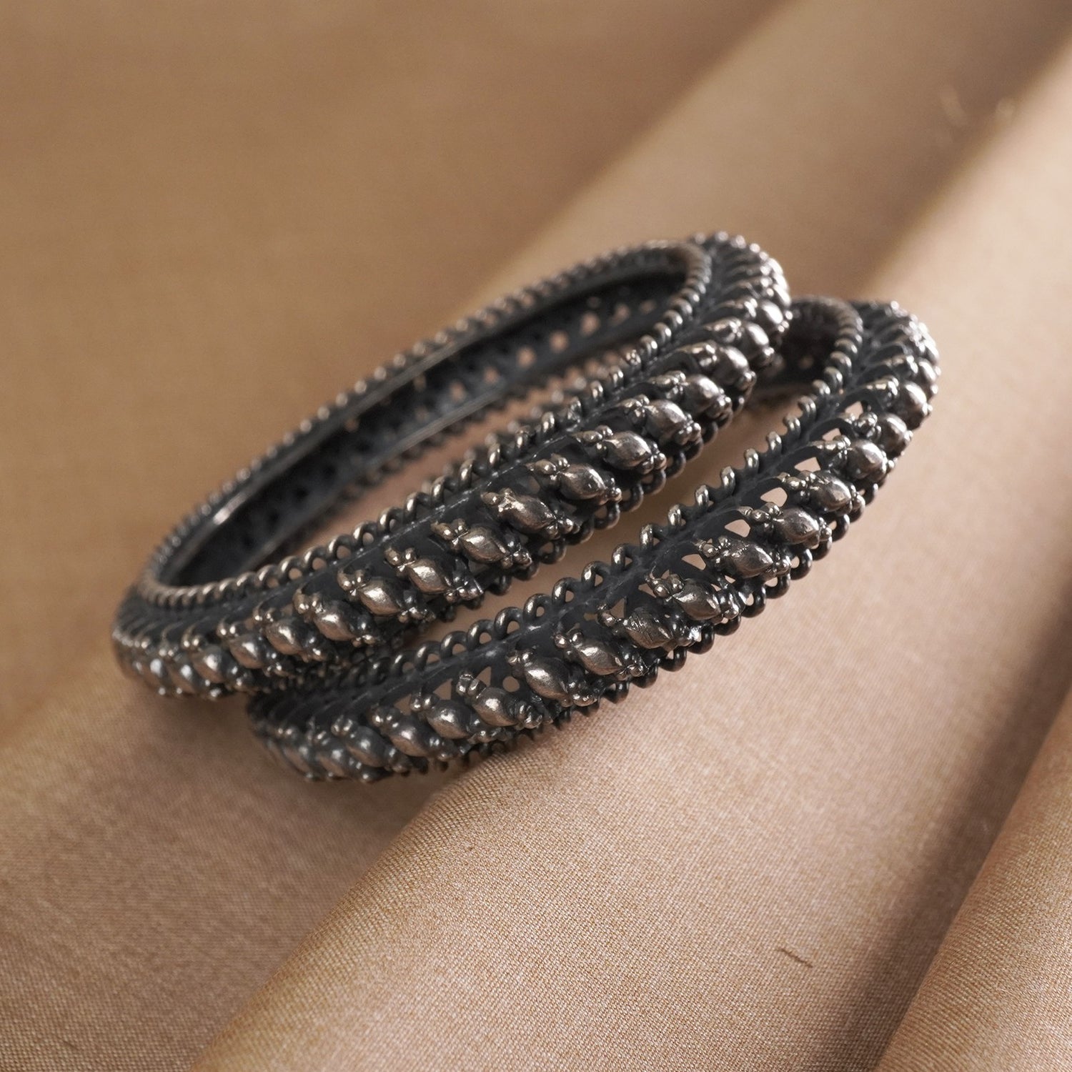 Silver Tode Bangles