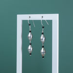 simple silver bormala earrings design