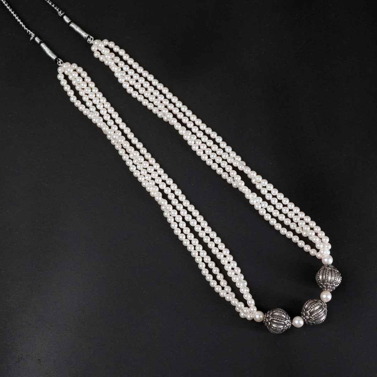 silver necklace for traditional functions