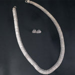 Long silver putli haar necklace design