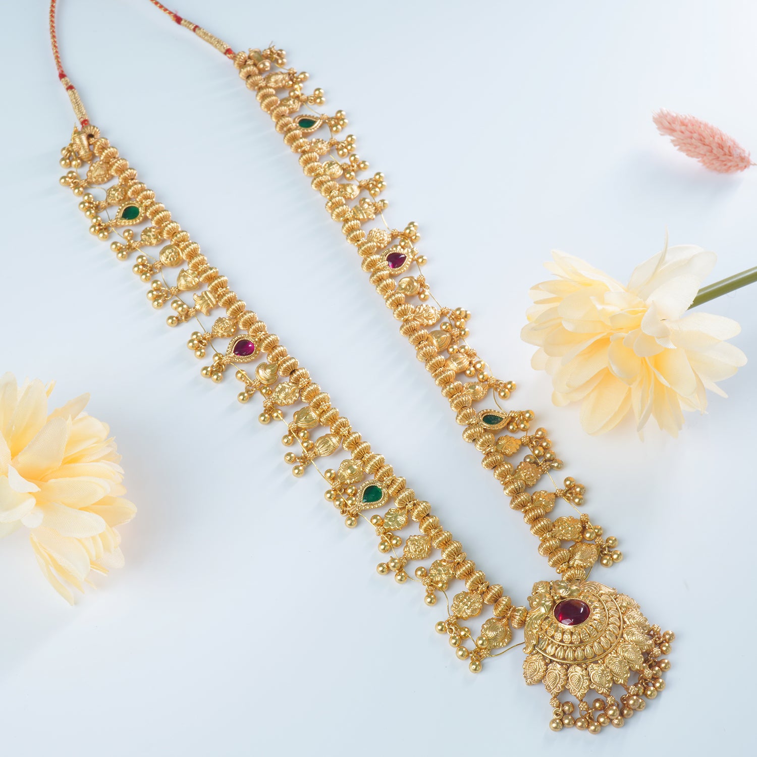 Shop Kolhapuri Saaj Design Made In Pure 92.5 Silver And Gold Plated