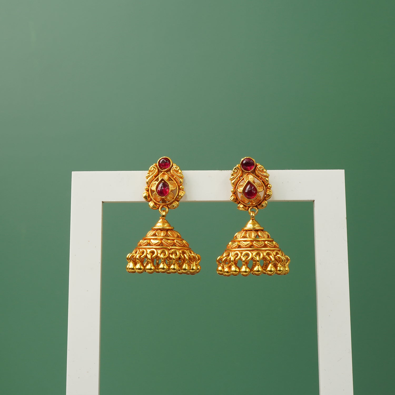 Buy Pure 925 Silver Gold Plated Jhumkas