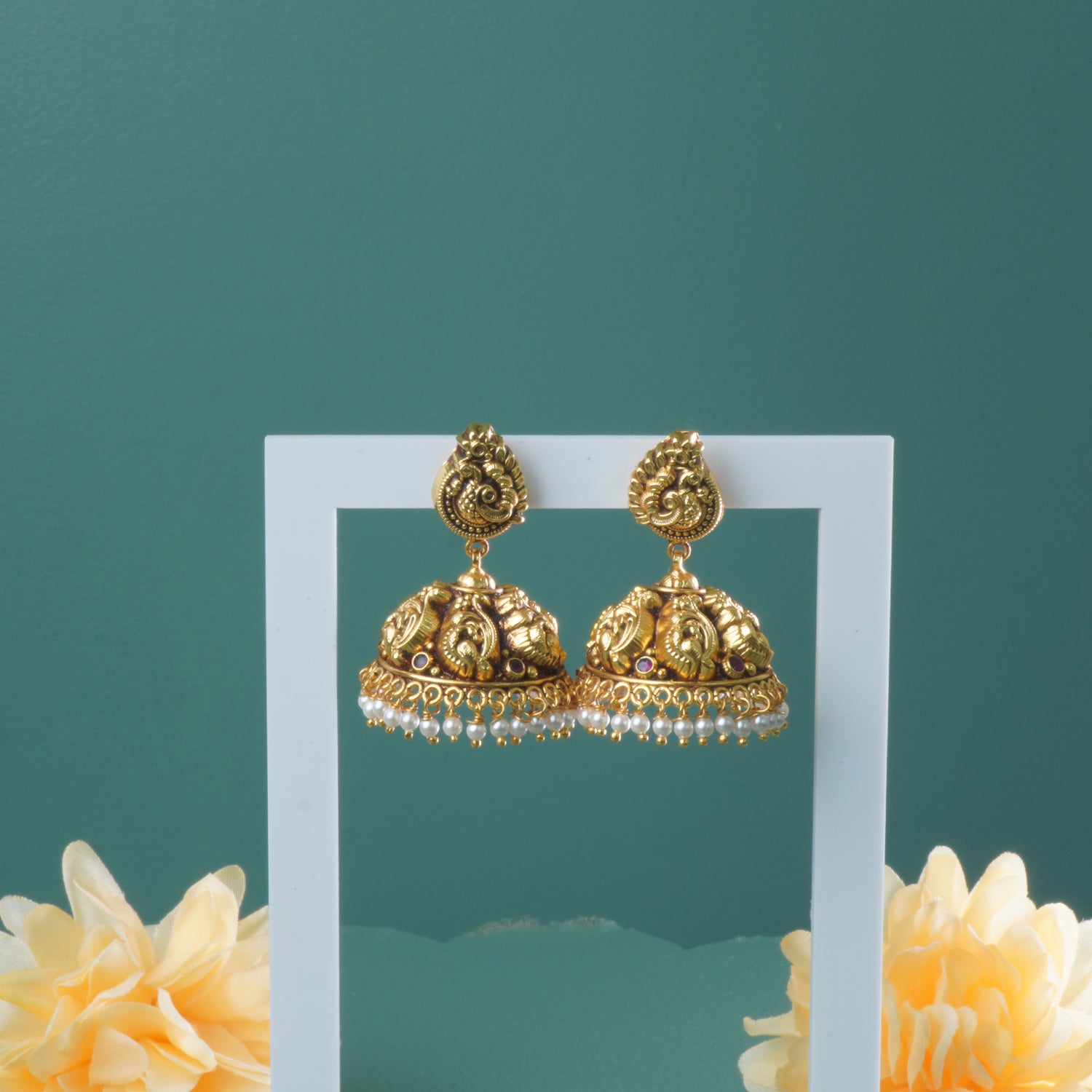 Shop Silver Antique Gold Plated Zhumkis Online With Free Shipping