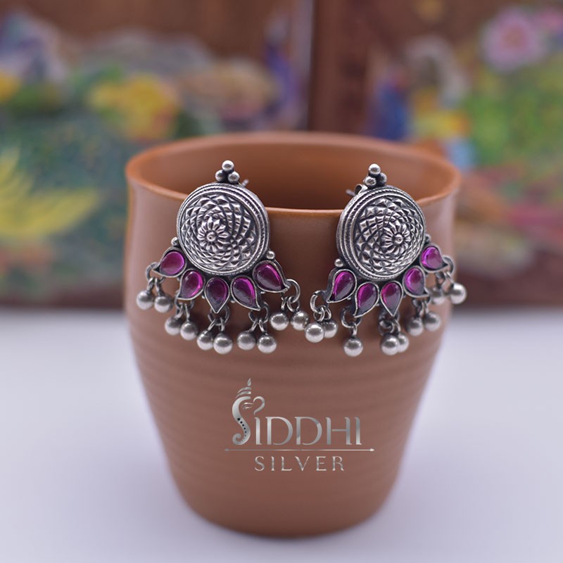 Suryafull ghungroo earrings