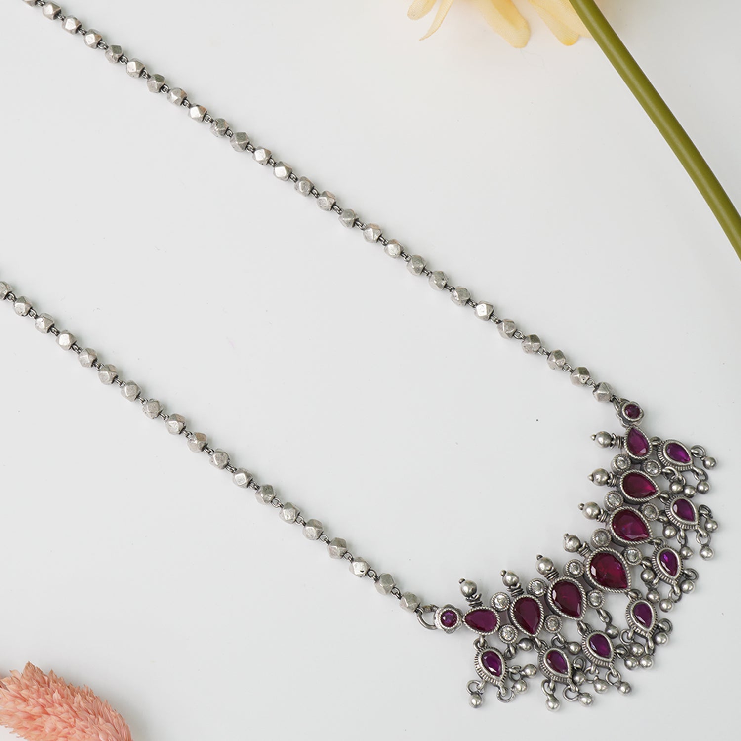 traditional silver necklace
